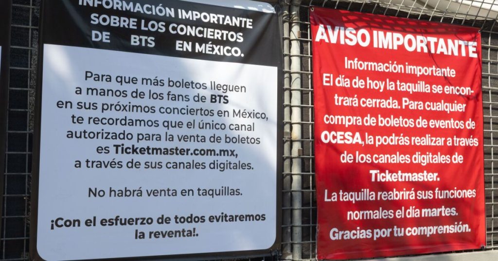 Profeco will fine Ticketmaster with 5mpd for violation in the sale of BTS tickets