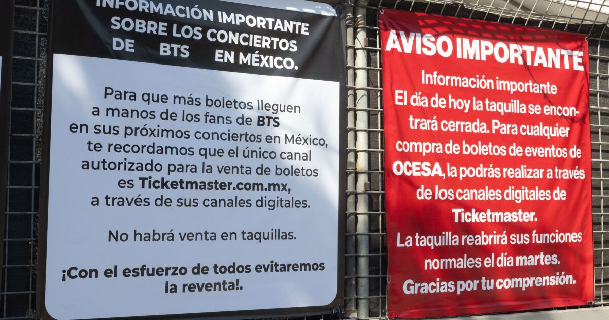 Profeco will fine Ticketmaster with 5mpd for violation in the sale of BTS tickets