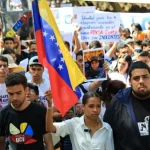 Manifestación este martes la Universidad Central de Venezuela, en Caracas