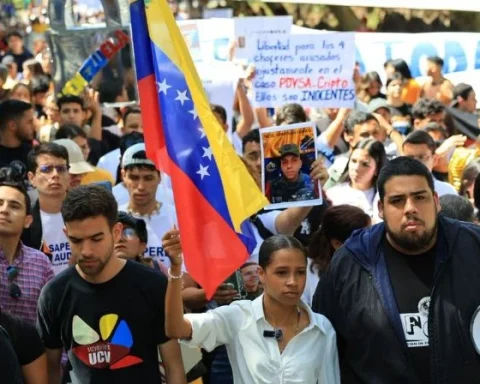 Manifestación este martes la Universidad Central de Venezuela, en Caracas