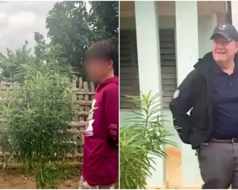 Momento en el que Mike Hammer arriba a la vivienda del activista Vladimir Martín Castellanos, en Puerto Padre