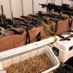 Armamento supuestamente incautado en la embarcación con matrícula de Florida