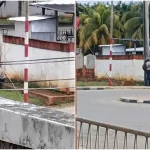 Agentes de la Seguridad del Estado que impiden dejar su vivienda a Marta Perdomo, madre de los presos políticos Nadir y Jorge Martín Perdomo, en La Habana