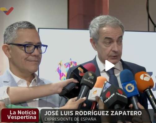 Rodríguez Zapatero: Venezuela must find itself in forgiveness