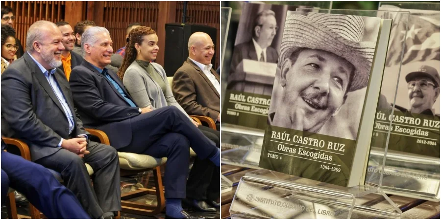 Presentación de las 'Obras escogidas' de Raúl Castro este martes en el Palacio de la Revolución