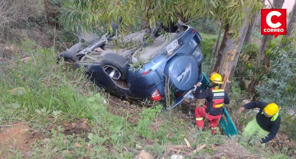 Seven injured due to confusion and overturn on the Jauja-La Oroya section
