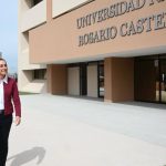 Sheinbaum announces transportation scholarships for students of the Rosario Castellanos University