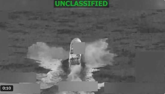 Southern Command bombed boat and killed its crew in the Pacific