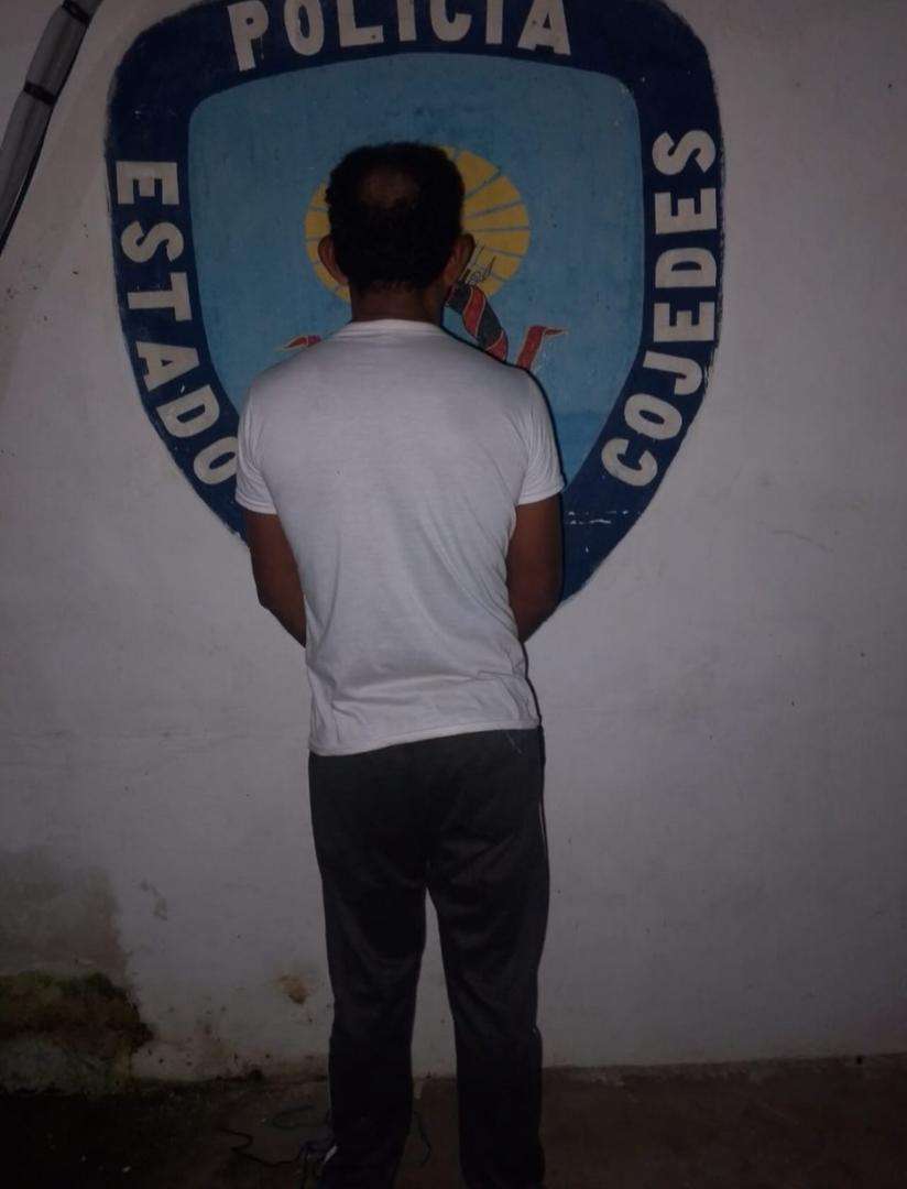 Subject arrested for alleged child abuse in Cojedes