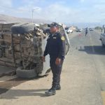 Tacna: Reckless driver causes tremendous crash by turning in a “U”
