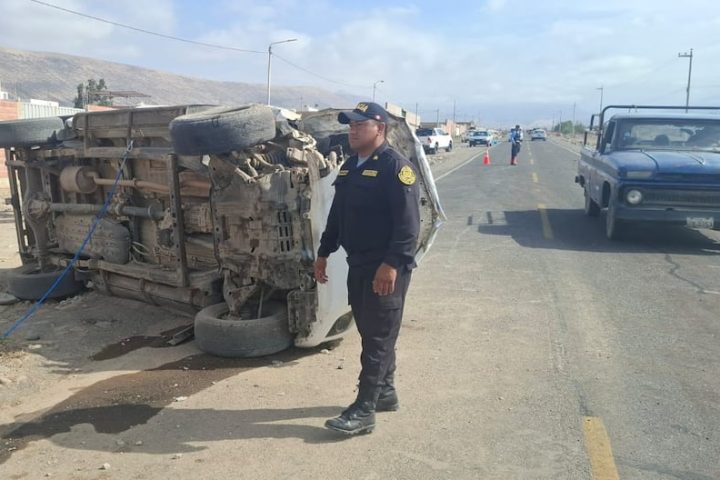 Tacna: Reckless driver causes tremendous crash by turning in a “U”