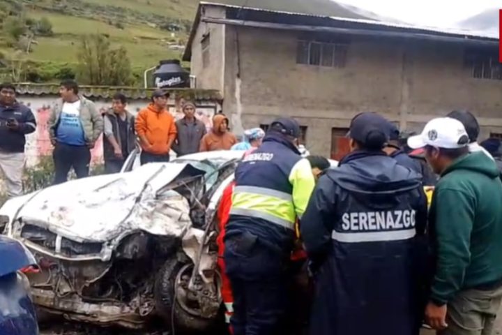 Tarma: Crash in Acobamba leaves one dead and two seriously injured