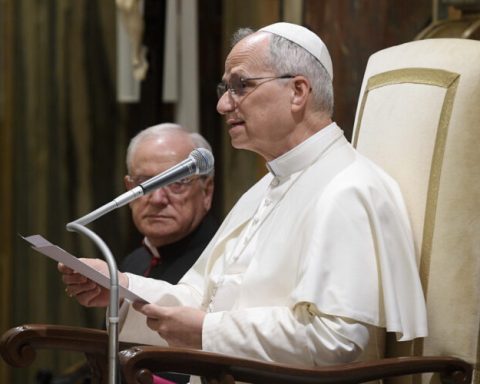 El papa León XIV en el Vaticano. Foto: EFE/ Vatican Media.