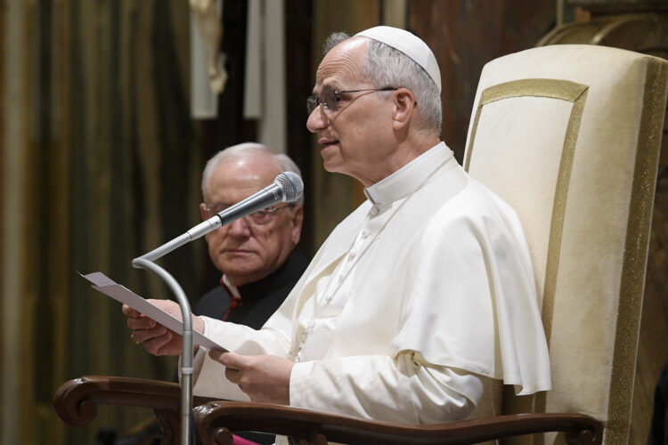El papa León XIV en el Vaticano. Foto: EFE/ Vatican Media.