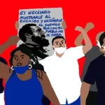 Ilustración de un acto de repudio