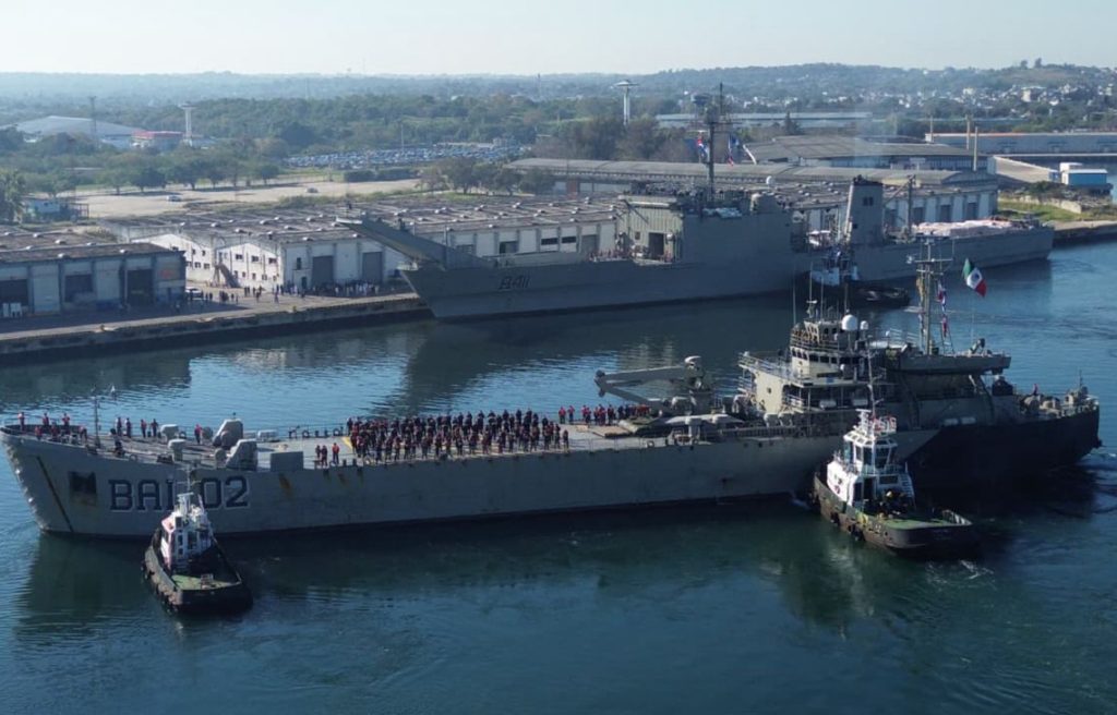 The first humanitarian aid from Mexico arrives in Cuba and Díaz-Canel thanks it