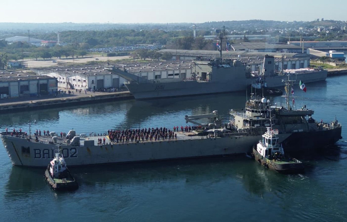 The first humanitarian aid from Mexico arrives in Cuba and Díaz-Canel thanks it