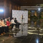 Miguel Díaz-Canel ante voceros oficialistas este jueves