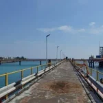 Instalaciones de la base de supertanqueros en la bahía de Matanzas