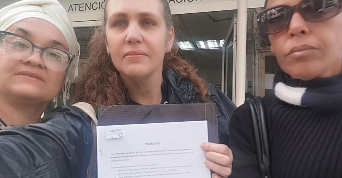 They deliver to the National Assembly a citizen petition for an amnesty law