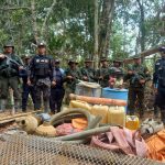 They dismantled three illegal mining camps and captured two people in Amazonas