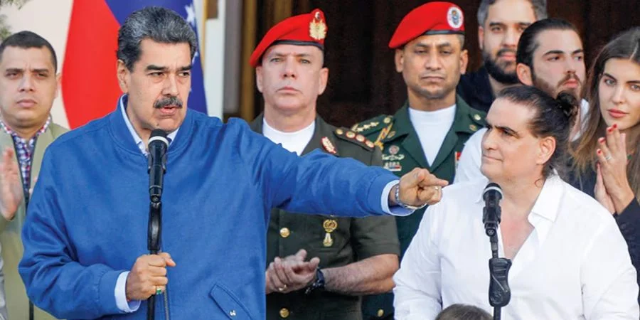 Nicolás Madur y Álex Saab