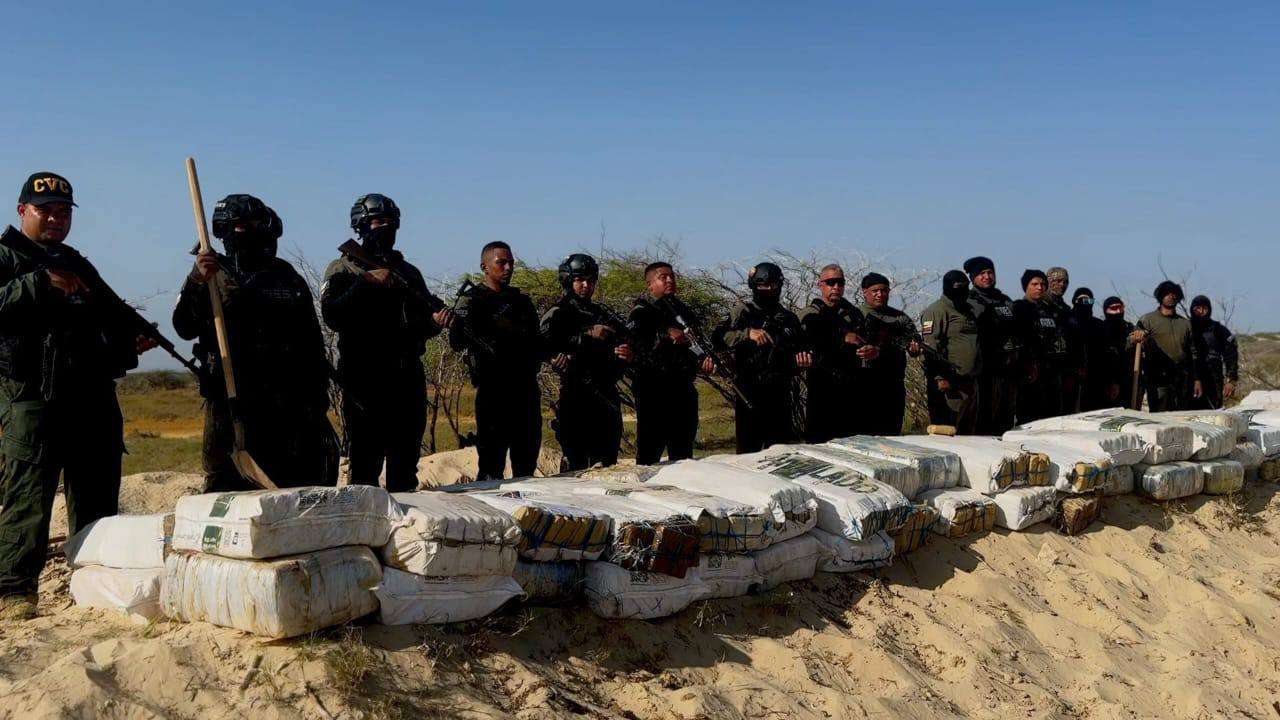 They seize 2,804 kilograms of marijuana in Zulia