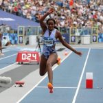 Triplist Leyanis Pérez debuts with leading brand of the season