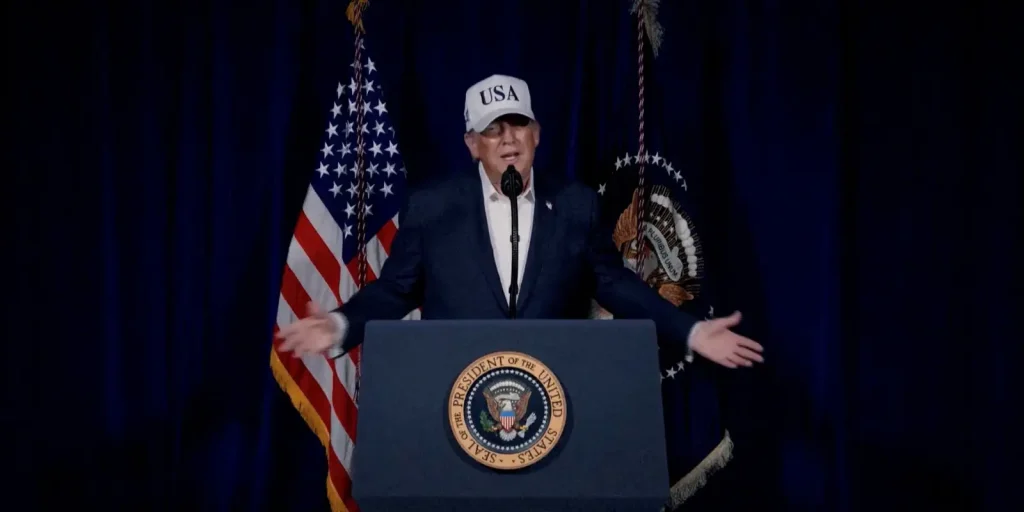 Trump justifies that the attack on Iran is to defend Americans