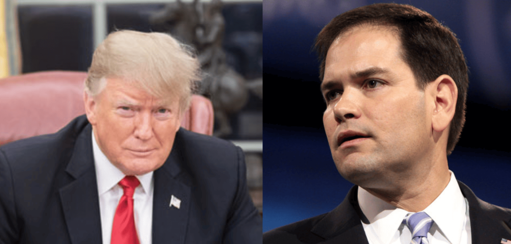 Donald Trump y Marco Rubio