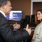 Embajadora de EE. UU. visita Funglode y se reúne con Leonel Fernández