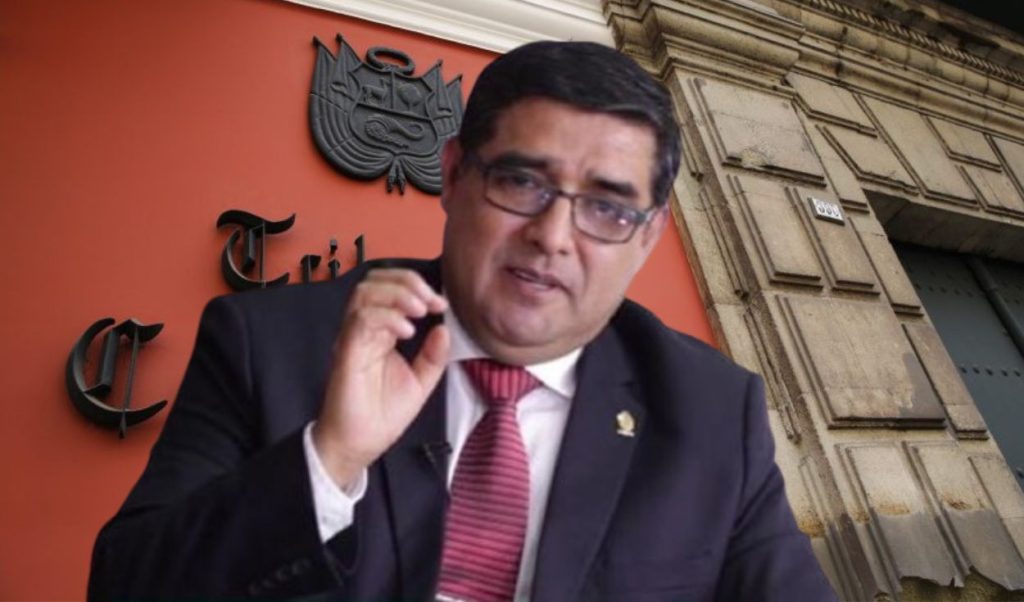 Víctor Rodriguez Monteza, former supreme prosecutor linked to the White Collars, indicated before the TC that his dismissal was "unfair"