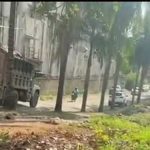 Villas Naco: Residents protest against streets in poor condition after construction of the Metro