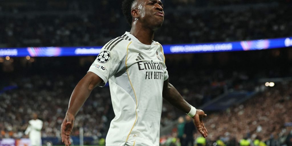 Vini Jr shines and helps Real defeat Benfica in the Champions League