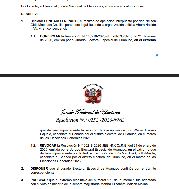 Walter Lozano “Bica” is out of the elections: JNE confirms the inadmissibility of his candidacy for the Senate by Ahora Nación