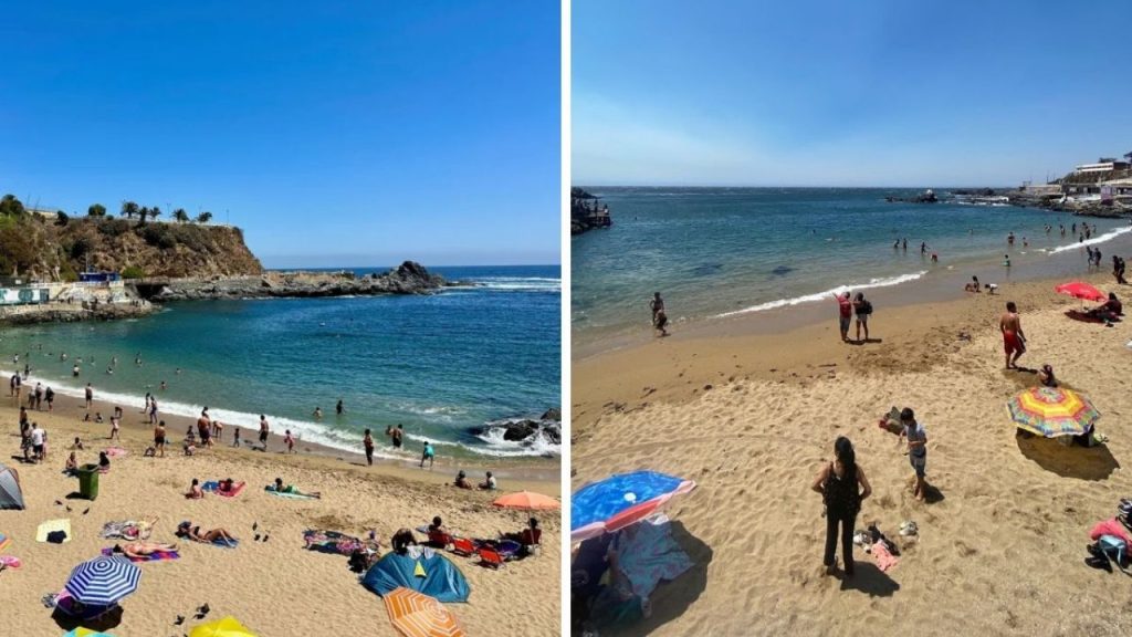 What are the authorized beaches of Valparaíso