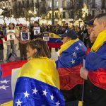 Young Venezuelans demand in Madrid the release of political prisoners and a change in the country