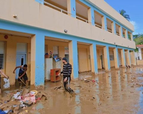 Education repairs damage to schools Gaspar Hernández