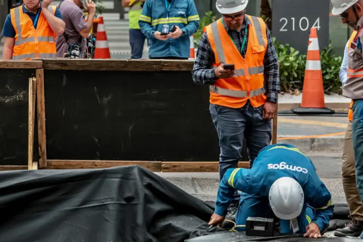 Enel finds gas in the hole opened by an explosion on Rua da Consolação