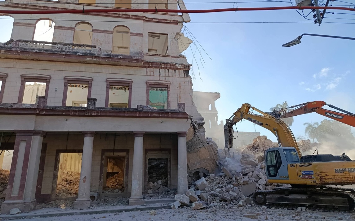 Final goodbye to the iconic ISDi building: demolition work began