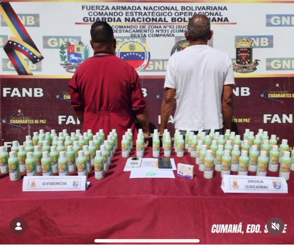 GNB detained 95 containers of cocaine cream
