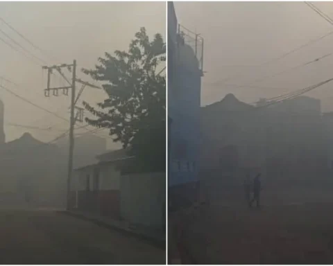 La Habana bajo el humo de la quema de deshechos