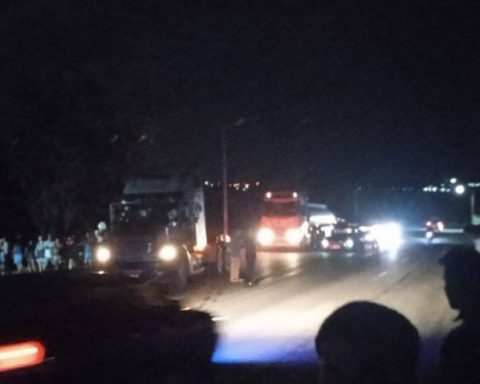 Accidente en vía Blanca