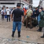 Serious injury to a woman stabbed by her partner in Luyanó