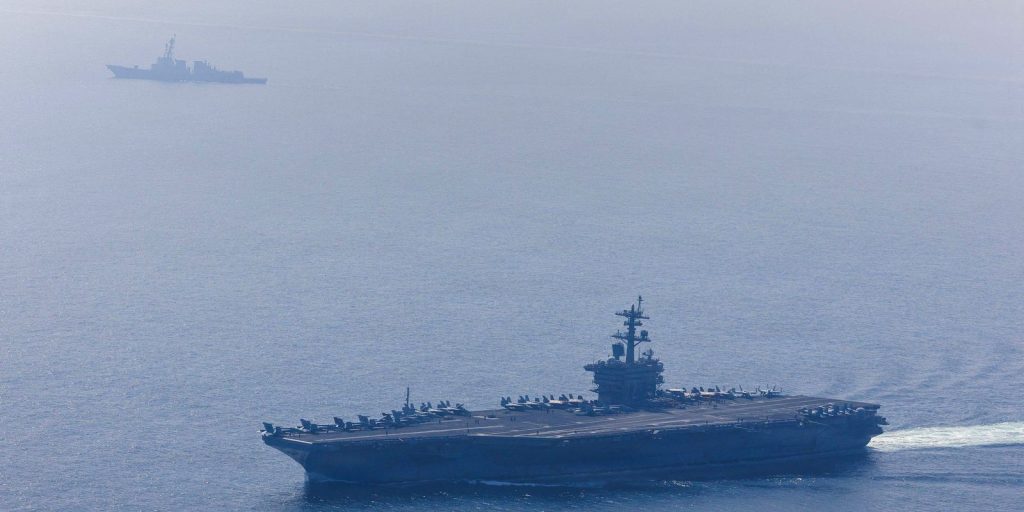 US denies Iran missiles hit Abraham Lincoln aircraft carrier