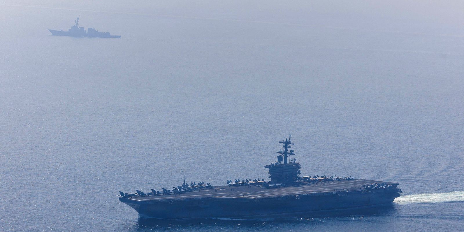US denies Iran missiles hit Abraham Lincoln aircraft carrier